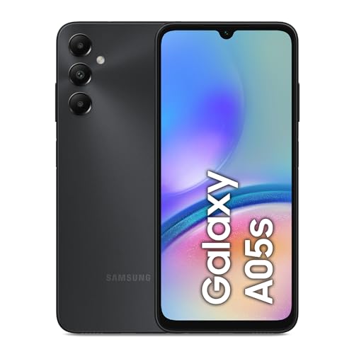 Samsung Galaxy A05s Smartphone Android, Display Infinity-U 6.7”, 4GB RAM, 128GB, Memoria Interna Espandibile fino a 1 TB, Batteria 5.000 mAh, Black [Versione Italiana]